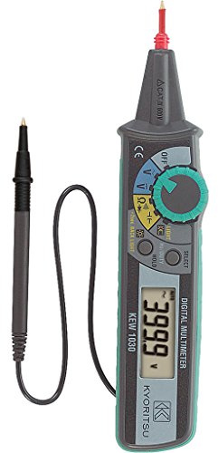Kyoritsu KEW 1030 AC-DC-spänningsmätning digital multimeter styrka kontinuitet, diodtest, kapacitet, frekvens, grå