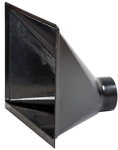 Unbekannt Absaugtrichter, 410 x 325 mm, Kunststoff, Schwarz