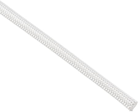 sourcing map Aislamiento Trenzado Manguito, 9.8 Pies-3mm Alta TEMPERATURA Vidrio Fibra Manguito Blanco