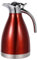 Thermokaraffe, 1,5L Edelstahl Isolierkanne thermoskanne Doppelwandige Isolierkanne Wärmflasche für Kaffee Tee Heiß Kalte Getränke (1.5L Rot)
