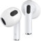 Gcioii Ohrpolster für AirPods 3 Silikon 3 Paare Earbuds eartips Anti-Rutsch Sport Ohrhörer Abdeckungen【in den Ladekoffer Passen】 Kompatibel mit Apple AirPods 3rd Generation (Transparent)