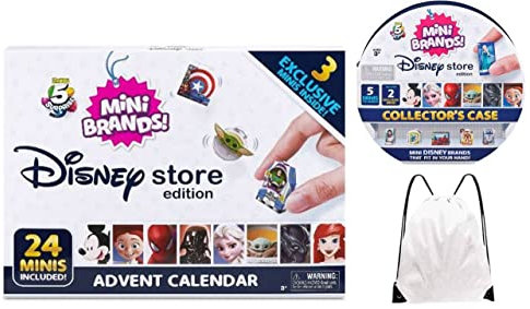 Disney 5 Surprise Mini Brands Store Exclusive Holiday Adventskalender Geschenklot - Kalender & Sammleretui