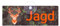 Wilde Hilde Original Autoschild mit Saugnapf - Jagdschild für die Scheibe Jagd