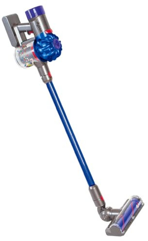 Casdon Dyson Cordless Vacuum Interactive Age 3+ & Officially Licensed Toy Dyson Vacuum For Children Aged 3+ Realistic Role-Play Fun, Blue