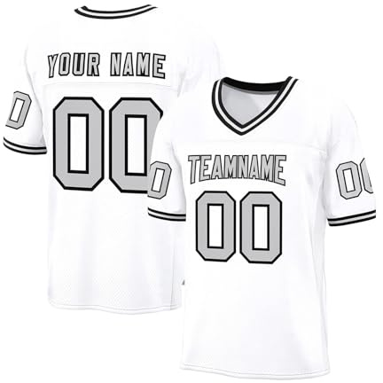 Maillot de Football personnalisé Maillot de Football américain personnalisé avec nom et numéro Maillot personnalisé pour Enfants et Adultes A38