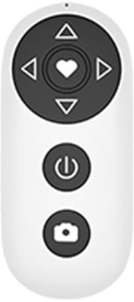 Telecomando per telefono, controller multimediale wireless e clicker per presentazioni, telecomando multifunzione compatto per smartphone, tablet, riproduzione di musica, dispositivi iOS e