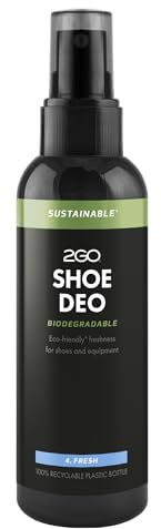 2GO Sustainable Shoe Deo – 150 ml umweltfreundliches Schuhspray gegen Gerüche – wasserbasiert & lösungsmittelfrei – hygienische Frische für alle Materialien – recycelte Flasche – PFC-frei