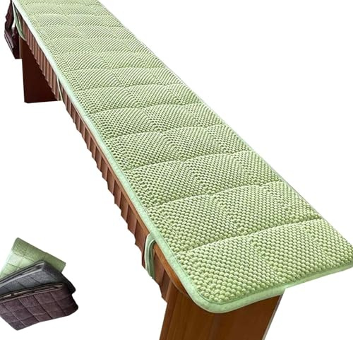 Cojín versátil para Banco de Interior y Exterior 120 cm/150 cm/100 cm/90 cm x 40 cm/35 cm/30 cm Cojín Antideslizante para 2 o 3 plazas Ideal para terrazas Jardines sillones Columpios y muebl