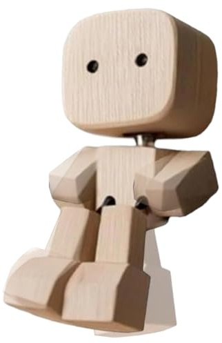 Trästaty för män - 8 x 5 cm instrumentbräda prydnad, kreativt träfigur | Träprydnader för sovrum, samling konstskulptur och studio dekorativa statyer