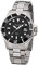 Regent Herren Analog Quarz Uhr mit Edelstahl Armband 11150436
