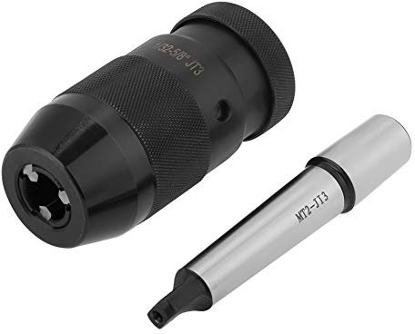 Cocoarm MT2 Keyless Drill Chuck, Self-Locking, 45# Steel, 1-16mm Capacity, Compatible with Drilling Machine