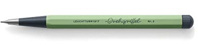 LEUCHTTURM1917 - Drehgriffel Mechanical Pencil - Refillable Writing Stylus with 0.7 mm HB Graphite Lead (Sage)