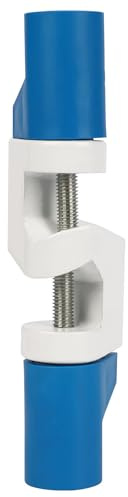 Stonylab Grande morsetto a croce da laboratorio, supporto regolabile in lega di alluminio, morsetto girevole per attrezzature da laboratorio, supporto universale, diametro massimo morsetto 25 mm