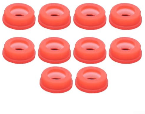 Efficient Leak for PROTECTION with 10PCS Silicone Sealing Cores for Domestic Water Systems (Red)
