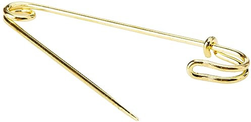 Prym Kiltnadel, 76mm, goldfarbig, Messing, 071603-1