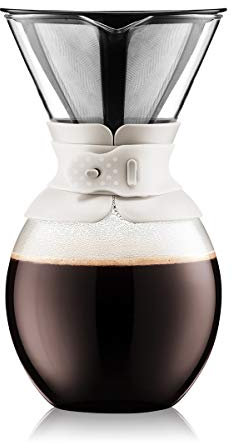 Bodum - 11593-913S - POUR OVER - Cafetière, filtre permanent maille inox, 12 tasses - 1.5 l