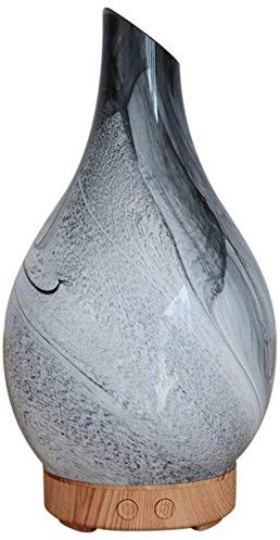 De Esencial difusor de aceites de Cristal 100Ml humidificador ultrasónico de aromaterapia con Humor luz 7-Color cambió LED para Yoga Aromaterapia SPA Home Office Machine