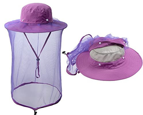 ZffXH Mückenkopf Netz Hut Face Shield Fischerhut Bienenzucht Imker Schleier Hüte für Männer Frauen