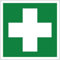 pubblimania Adesivo Cassetta Pronto Soccorso PVC Resistente per Esterno e Interno cm 12x12 (Cassetta Pronto Soccorso)