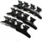 Grapelet 12x pince à cheveux papillon, pince à cheveux en plastique Papillon noir outils de coiffure Convient aux outils de coiffure pour filles