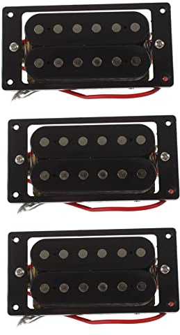 Uikdjgu 6 svarta Humbucker dubbel spole elgitarr pickuper + ramskruv