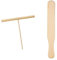 Wooden Crepe Spreader and Turner - Batter Leveler Tool for Crepes,Pancakes,Thin Pancakes,Bamboo T-Shaped Batter Stick Crepe Maker Accessory with Natural Beech Wood Handle for Kitchen Cook Cake Baking