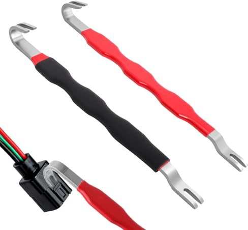 2 Stück Universeller Entriegelungswerkzeug Kfz Stecker 19CM Steckverbinder-Trennwerkzeuge Mit Doppelenden, Elektrische Abzieher Entferner Werkzeug Automobil-Trennabzieher für Autoreparaturen Wartung