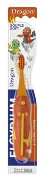 ELGYDIUM Kids Dragon 2/6 ans - brosse à dents enfant