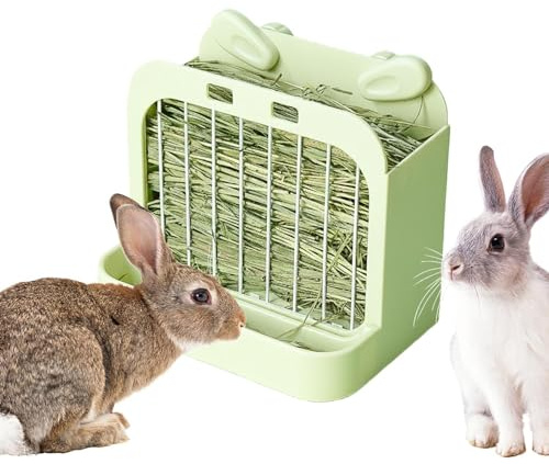Heuraufe Für Chinchillas,Futter Spender Rack,Großer Vorratsbehälter Für Kleintierheu | Für Chinchilla Hamster Wüstenrennmäuse Pflanzenfressende Kleintiere Gleitbeutler Käfig Fressen