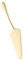 HEMOTON Paletta per Torte in Acciaio Inox, per Torte, Frutta, Pizza, Formaggio, Panna, Dorata Chiaro, per trasferimento, Taglio