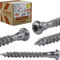 KLIMAS Tornillo de herraje angular 5 x 50 mm – 250 unidades tornillos de conexión para madera con ETA