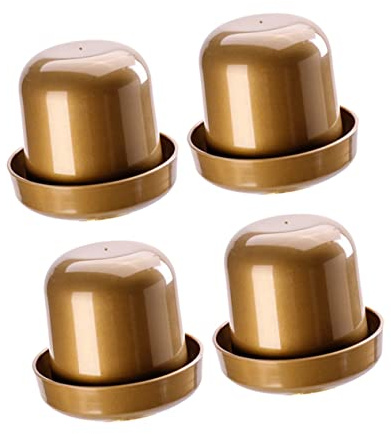 TOYANDONA Lot de 4 gobelets à dés épais pour Ktv et Bar - Incassables - Avec fonction anti-fraude - 5 dés - 9 x 9 x 8 cm - Pour jeux et divertissement