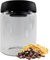 Iconique Glass Vacuum Storage Jar | Smell Proof Container & Airtight Jar | BPA-Free, Leak-Proof Airtight-Seal for Kitchen & Pantry | Smell Proof Jar Ideal for Coffee, Pasta & Baking | 900ml