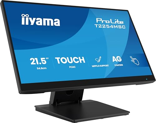 Iiyama T2254msC-B2ag Monitor Pc 54,6 Cm [21.5] 1920 X 1080 Pixel Full Hd Led Touch Screen Nero (21.5 Prolite T2254msC-B2ag Touch Monitor - 21.5&rdquo