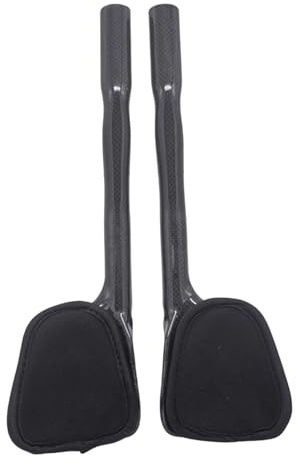 Chatonshen Triathlon Handlebars with Armrests for Road Bike, Cycling Components, Lightweight for Triathlon, Glossy Black