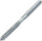 AERZETIX - C44774 - Satz von 10 Schraube mit doppelgewinde stockschrauben - stehbolzen für schraube - schraubstift - metall holz mit oder ohne dübel - Ø8x120mm - aus verzinktem stahl - farbe silber