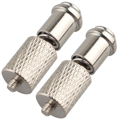 Jopto 2 Sostituzione della vite del piedino premistoffa robusta universale Sostituzione della vite del piedino premistoffa universale rapida per l'uso con la macchina da cucire (strisce diamantate)