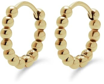 ESPRIT Damen-Creolen 925er Silber One Size Gold 32026117