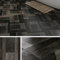 Livelynine Floor Tiles Self Adhesive Wood Effect Vinyl Flooring Tiles Black and Grey Wood 30x30CM 16-Tiles Waterproof Peel and Stick Floor Tile Kitchen Bathroom Flooring Black Wooden Lino