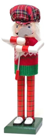 LIbgiubhy Schiaccianoci Marionetta Decorazione Natalizia Legno Noci Cracker Soldato Tradizionale Decorazioni Natalizie Per Casa Uffici