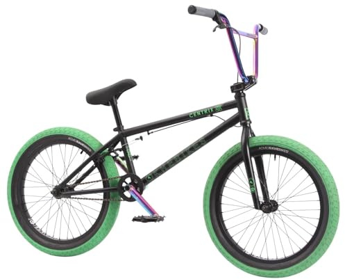 KHEbikes KHE CENTRIX BMX 20 pulgadas – Oil Slick Parts – 10,6 kg – Rotor Affix – Manivela CrMo – Neumático de 2,4 pulgadas – Bicicleta Freestyle para Street Park Pumptrack – Modelo 2025 Calidad