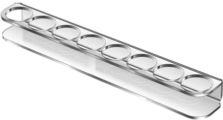 MotiveTech Portabotellas para Refrigerador, Estante Acrílico, Transparente, Ahorra Espacio, Portabotellas Pequeño