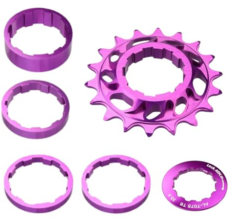 Tsophreniq Ruota libera per mountain bike ad alta resistenza 18T Volano a velocità singola Biciclette Cassette Cogs Bike Ruote libere Facile da usare Volano a velocità singola