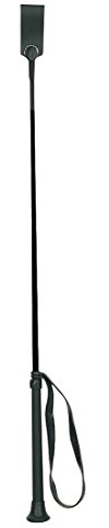 Weaver Leather Riding Crop with PVC Handle, Black, 24