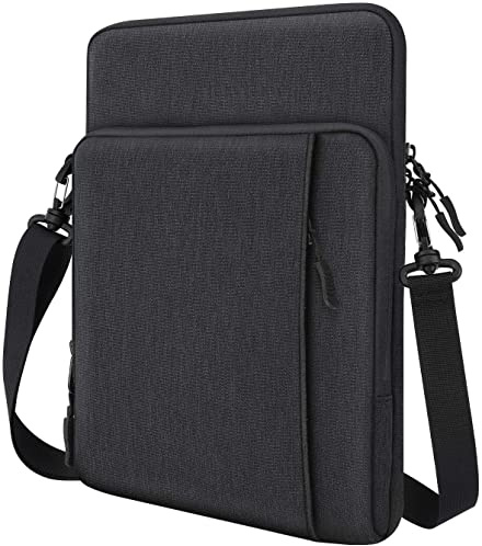 Dadanism 13,3 Custodia Protettiva Borsa Tablet con Tracolla per iPad Pro 13 M5/M4, iPad Air 13 M4/M3, MacBook Neo 13, MacBook Air 13 M5/M4, Galaxy Tab S10 FE Plus 13,1/S10+ 12,4,Nero Grigio