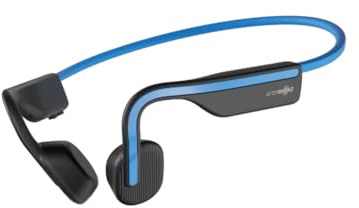 AfterShokz OpenMove, Cuffie Bluetooth 5.0, Auricolari Senza Fili conduzione ossea,Ricarica USB-C, Sicurezza Fit,Microfoni Integrati, Prova di Sudore, Microfono per iOS Android Smartphone PC