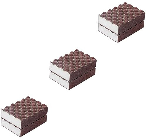 JECOMPRIS 6 Piezas De Escamas De Pescado Borrador De Esmeril Estropajos De Grano Agitadores De Cóctel para Bebidas Palitos para Cócteles Cepillo De Cocina Suministro De Cocina