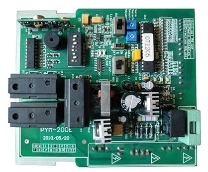 Carte logique de remplacement pour opérateur de po Panneau de commande électrique PCB for ouvre-porte coulissant avec télécommande pour moteur de portail coulissant et accessoires(No remote)