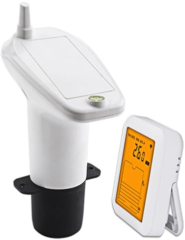 CGACCSD Indicatore Di Livello Per Serbatoi D'acqua | Indicatore Ad Ultrasuoni Del Livello 'acqua,Misuratore Digitale Multifunzionale per La Misurazione Della Capacità Nei Serbatoi Per