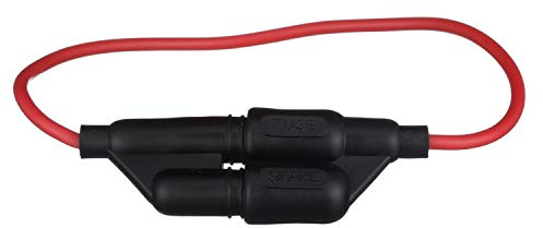 Seachoice In-Line Fuse Holder With Spare, Waterproof, 20 Amp Fuse